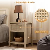 Table de chevet moderne avec étagères de rangement pour chambre à coucher et usage hospitalier, mobilier de chambre