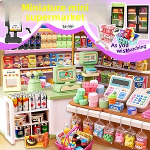 Mini Supermercado, Juguete en Miniatura de Tienda de Conveniencia, Decoración DIY, Botella de Vino Pequeña de Resina, Pequeño Regalo - Product Image 6