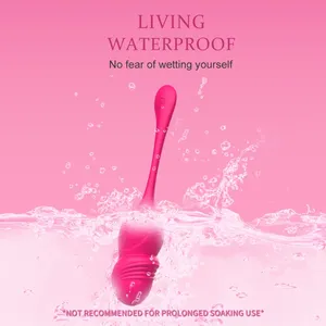 ไวเบรเตอร์สองหัวสำหรับผู้ชายเครื่องสั่นทรงไข่สั่นควบคุมจากระยะไกล - Product Image 5