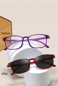 Lunettes <span class=keywords><strong>de</strong></span> <span class=keywords><strong>soleil</strong></span> unisexes pour hommes et femmes, durables, légères, avec verres photochromiques changeant <span class=keywords><strong>de</strong></span> couleur au <span class=keywords><strong>soleil</strong></span>, lunettes optiques TR90 - Product Image 3