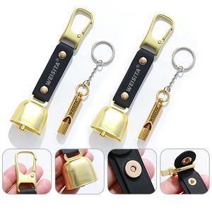 Campana de Metal para Camping de Montaña, Innovaciones 2025, Alta Calidad, Hebilla de Campana de Metal, Artesanía en Metal, Campana de <span class=keywords><strong>Oso</strong></span> Dorada, Estilo Granja - Product Image 2