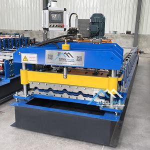 Feuille de toiture en tuiles émaillées 800 populaire du Zimbabwe faisant la machine de formage de rouleaux - Product Image 3