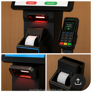 Kiosco <span class=keywords><strong>de</strong></span> Autoservicio para Restaurantes - Terminal <span class=keywords><strong>de</strong></span> Pedidos y Pagos con Pantalla Táctil, Lector <span class=keywords><strong>de</strong></span> Tarjetas <span class=keywords><strong>de</strong></span> Crédito NFC, Punto <span class=keywords><strong>de</strong></span> Venta para Comida Rápida, Kiosco <span class=keywords><strong>de</strong></span> Comida Prefabricada - Product Image 4
