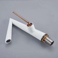 Mitigeur de lavabo thermostatique de luxe moderne en laiton, à double poignée, avec capteur sans contact, cartouche céramique, 3 trous, à poser sur le plan, pour salle de bain et maison