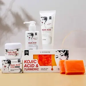 Sapone acido kojico sbiancante originale sapone per le mani prodotti schiarenti inibiscono la formazione di melanina rimuovere macchie nere migliorare il tono della pelle