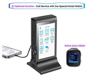 New Double Side LCD Touch Screen Remotely <strong>CMS</strong> Cloud Server Control Table Top Digital Menu Displays Advertising Player - Product Image 5