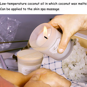 Prix imbattable Fabricants de cire de noix de coco Mélange de cire de noix de coco abricot Cire de bougie de noix de coco biologique - Product Image 5