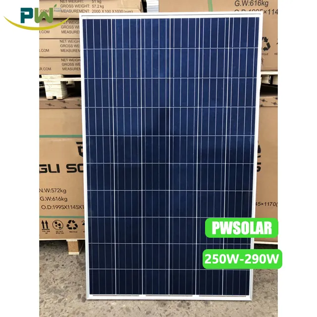 PV Solar panel Preise 270W 250W 240 Watt Photovoltaik modul 200W 12V 24V Solarpanels Hersteller Großhandel