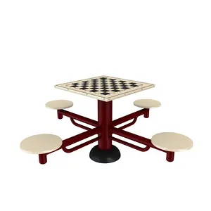 עיצוב חדש ציוד כושר לפעילות גופנית חיצונית שולחן שחמט קשת