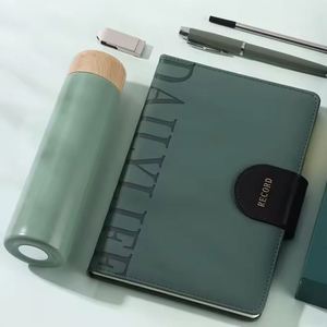 New Luxury Business Gift Custom A5 <b>Notebook</b> With Pen USB Thermos Cup Company Event Meeting Custom Novelty Corporate Gift <b>Set</b> - Product Image 6