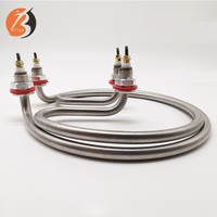 Chauffage tubulaire électrique flexible rond/circulaire pour fabricant d'eau
