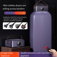 Mini-séchoir électrique portable pratique et rapide à suspendre pour usage domestique, séchoir sûr pour vêtements de bébé, sous-vêtements, chaussettes, en plastique