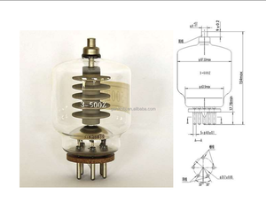 진공 전자관 고주파 발진관 전자관 유리 3 극관 3-500C/Z - Product Image 3