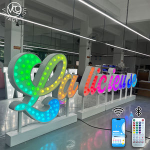 Ampoules géantes à Led Lettre Decoracion Love Hotel Panneau en métal Dimensions Grandes Lettres <span class=keywords><strong>Signalisation</strong></span> de haute qualité - Product Image 1