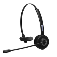 M97 Earphone Nirkabel Headset Nirkabel Dengan Mikrofon Pengurangan Kebisingan AI Tombol Bisu Cocok Untuk Call Center Pengemudi Truk