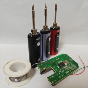 Fer à souder USB-C 60W à température réglable, portable, rechargeable, sans fil, avec écran pour la réparation électronique et le bricolage - Product Image 3