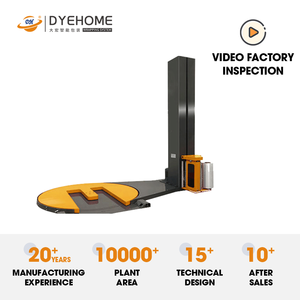 Automatic Stretch Film M Type Wrapping Wrapper Machine Pallet Stretch Pallet Turntable Stretch Wrapping Machine - Product Image 2