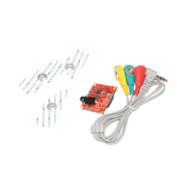 Module ECG AD8232, kit de capteur de surveillance du rythme cardiaque et des pulsations AD8232 pour mesure ECG, DIY