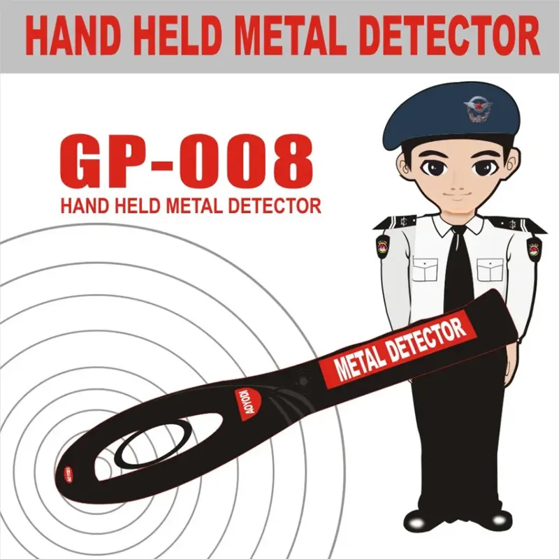 Высокопроизводительный GP-008 для поиска тела в аэропорту, ручной металлоискатель, сканер тела, цена
