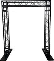 Aluminio 300X300mm Caja Cuadrada Pantalla Led Iluminación de escenario Tornillo atornillado Truss