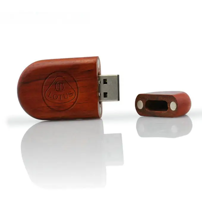 Nuovo design cuore in legno usb flash drive 6gb pen drive bulk chip
