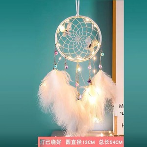 New wind chime, pearl, feather, dreamcatcher, tassel, and street stall pendant, gifts for <strong>friends</strong> <strong>best</strong> - Product Image 1