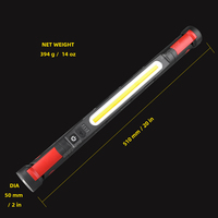 Lampe de travail LED rechargeable magnétique COB portable pliable avec batterie externe USB pour garage, mécanicien, réparation automobile, inspection 2026