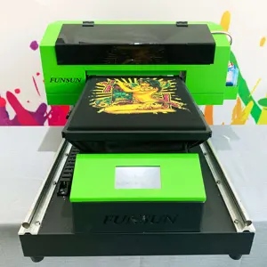 Nieuwe Ontwerp T-shirt Drukmachines Kleine Flatbed Dtg Printer