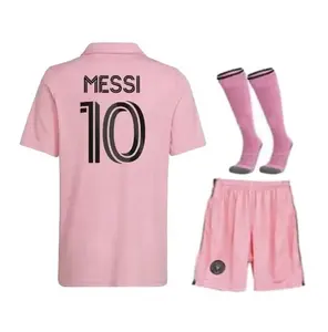Kindervoetbaltenues 23 24 Messi Voetbalshirts 2023 2024 Baby Voetbalshirts