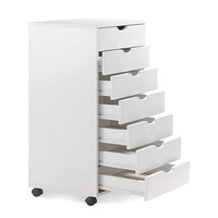 Armoire de rangement professionnelle pour bureau, armoire à dossiers en acier avec serrure, 2/3 tiroirs, meuble mobile, design moderne, archivage