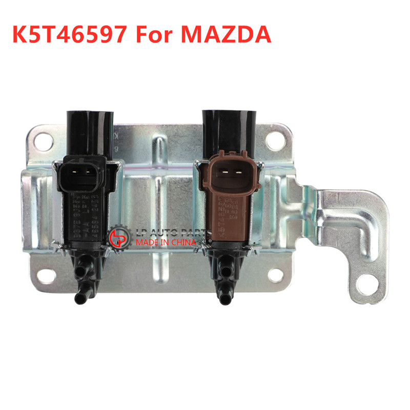 Eisorter Intake Manifold Vacuum Runner Solenoid Valve - Compatible With Mazda 3, 5, 6, CX-7 (2004-2013 Models), Replaces 4M5G-9A500