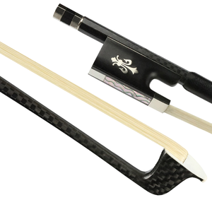 G122 FANALING Archet de violon professionnel rond en fibre de carbone de haute qualité, tailles 4/4-1/8 - Product Image 3