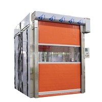 Nouvelle porte à enroulement en PVC pour salle de douche industrielle, plaque d'acier à froid, filtre haute efficacité, pour salle blanche, entrepôt intelligent, électronique