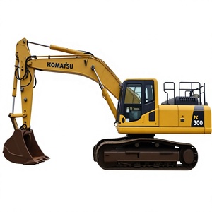 Excavatrice sur chenilles hydraulique KOMATSU PC300-8 PC300-7, modèle jaune, équipement de construction lourd, 30 tonnes - Product Image 2