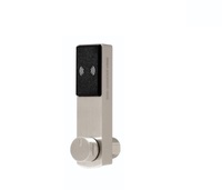 Serrure de meuble/armoire robuste S-2050-00IC en alliage de zinc, intelligente, à clé dissimulée, avec protection RFID