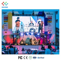 RAYBO HD P3.91 P4.81 Pantalla LED de alquiler a todo color Fondo de escenario impermeable de pared para discotecas y actuaciones de DJ