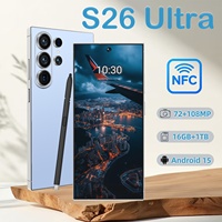 Nouveau Smartphone S26 Ultra 2026 avec Écran HD, Mémoire 16+512 Go, Mobile Android pour Jeux et Vidéo, Connectivité LTE, Prix Bas S26 Ultra