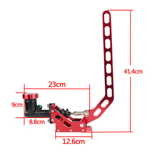 Lingsheng Autopartes - Freno de Mano Hidráulico con Mango Largo para Drift, Pieza de Mejora para Autos de Carreras HB917 Rojo - Product Image 5