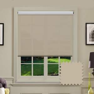 Chine Semi Blackout Roller Blind Tissu Ignifuge <span class=keywords><strong>PVC</strong></span> Solaire Fenêtre Stores 5% Ouverture Intérieur - Product Image 3