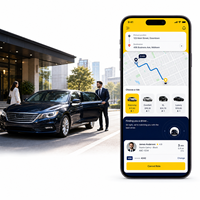Aplicación Avanzada de Transporte Privado para IOS y Android con Reserva de Viajes, Emparejamiento de Conductores y Rastreo GPS en Tiempo Real LionCreate