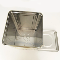 Tambor de aceite de manteca de cerdo coagulada de gran capacidad, tanque de almacenamiento de grasa de pollo, embalaje, aceite de cocina, lata de Metal