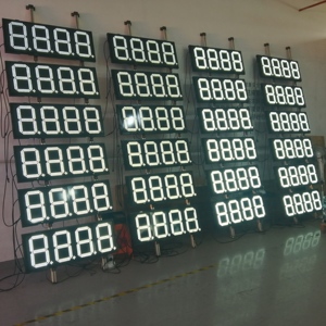 Stazione di servizio pubblicità totem pilone segno gasolio gasolio benzina <span class=keywords><strong>led</strong></span> Gas prezzo cartello pannello display schermo.