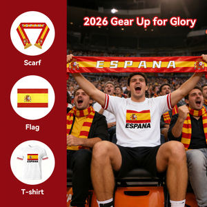 Gahumi 2026 Canada Mexico Usa Soccer Custom Fan <b>Scarf</b> Wholesale China Suppliers Fan <b>Scarf</b> <b>Knitted</b> Winter Football <b>Scarves</b> - Product Image 5