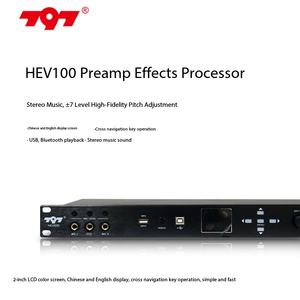 Professional KTV <strong>Karaoke</strong> Pre-amplifier with Echo Effector, 797 HEV100 Microphone with Anti-breathing Noise Audio Processor - Product Image 4