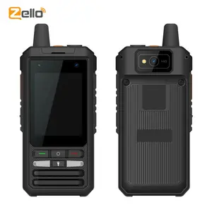 POC Walkie Talkie 4G Dual Sim Zello PTT IP68 impermeabile per telefono Android 2 vie Radio Ham a lungo raggio WiFi 8GB ROM GPS MIC CB 100KM