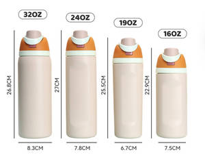 Botella de Agua Aislada al Vacío de Acero Inoxidable de Alta Calidad de 16oz 19oz 24oz 32oz, Mantiene el Frío o el Calor para Deportes al Aire Libre, Yoga - Product Image 4