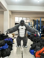 Costume de mascotte de gorille gonflable de haute qualité 2/2,6/3m, mascotte de cosplay anime personnalisée pour adultes