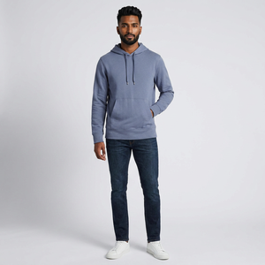 Nuevas Sudaderas con Capucha de Invierno 100% Algodón para Hombre, de Alta Calidad, con Logotipo Personalizado, Estilo Vintage, Cierre Frontal con Cremallera, Secado Rápido - Product Image 1
