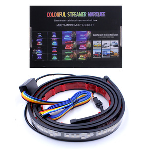 Wasserdichte RGB Auto dekorative Atmosphäre Licht leiste <span class=keywords><strong>24V</strong></span> 1,2 M 1,5 M DRL <span class=keywords><strong>LED</strong></span>-Streifen <span class=keywords><strong>LED</strong></span>-Licht h4 LKW Warnleuchte - Product Image 1