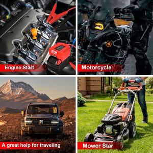 Milwaukee <span class=keywords><strong>M</strong></span>-18S Li-ion Pil ile Çalışan Taşınabilir Araç Çalıştırıcı Adaptörü, Jumper Kablo Kelepçeleri ile Araç Şarj Cihazı Çalıştırıcı - Product Image 5